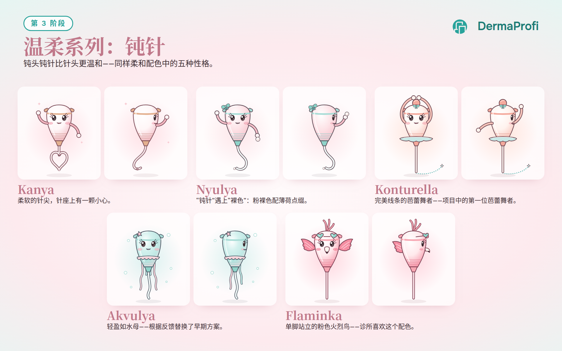 第 3 阶段 · 温柔系列:钝针